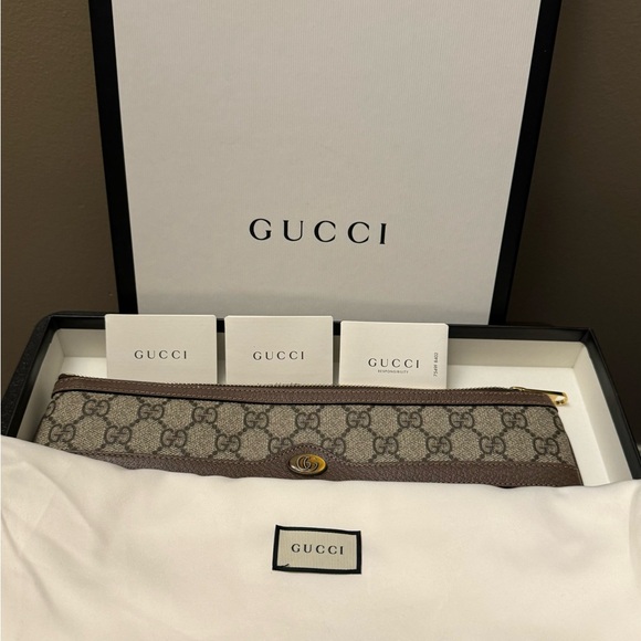 Gucci Ophidia GG Supreme Canvas Zip Pouch - Picture 3 of 8